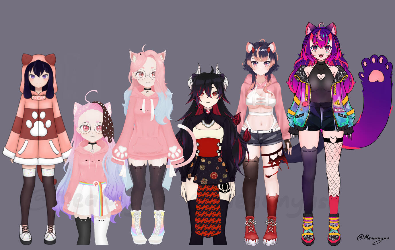 Character design evolution